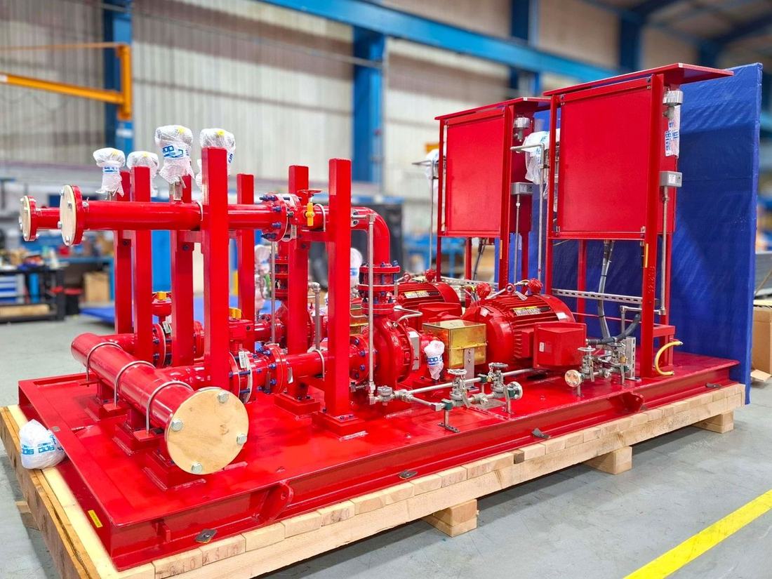 SPP packaged fire pump set